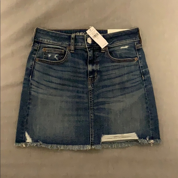 American Eagle Outfitters Dresses & Skirts - High Waisted Denim Mini Skirt